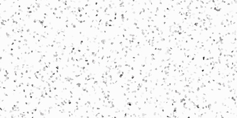 Terrazzo flooring consists of chips of marble texture. quartz surface white, black for bathroom or kitchen countertop. white paper texture background. rock stone marble backdrop textured illustration.
