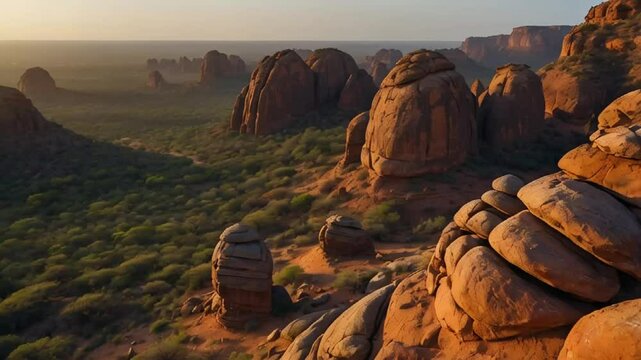Burkina Faso Africa rocks landscape