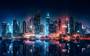 abstract wallpaper night view