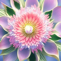 Fototapeta premium flower art, floral illustration, pastel flowers, flower bouquet