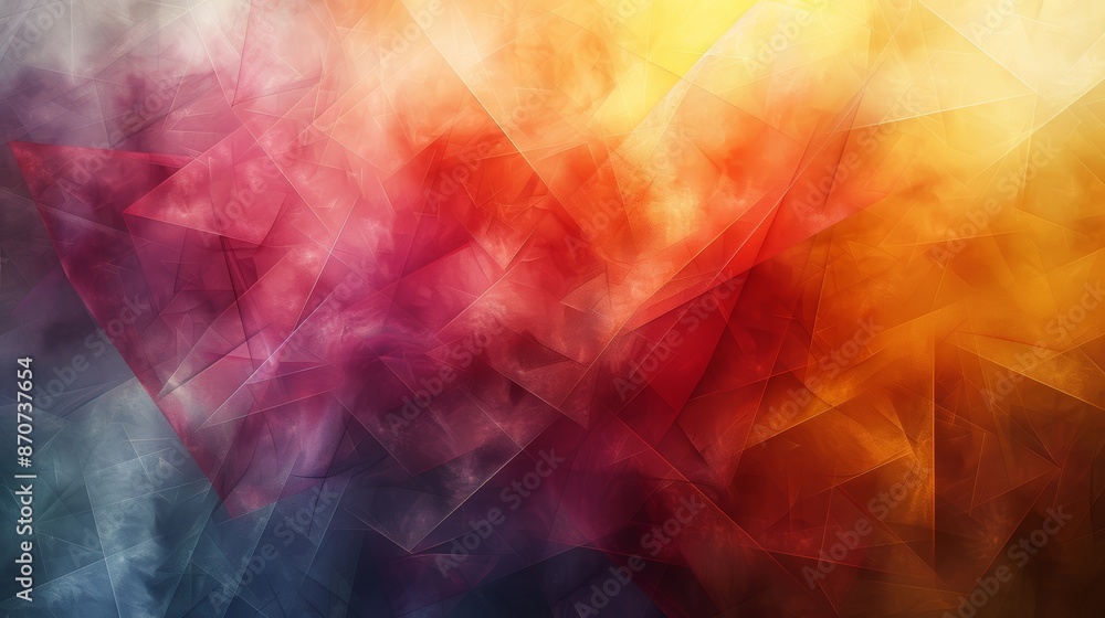 Poster abstract background with vibrant colors and dynamic brushstrokes, perfect for design projects.