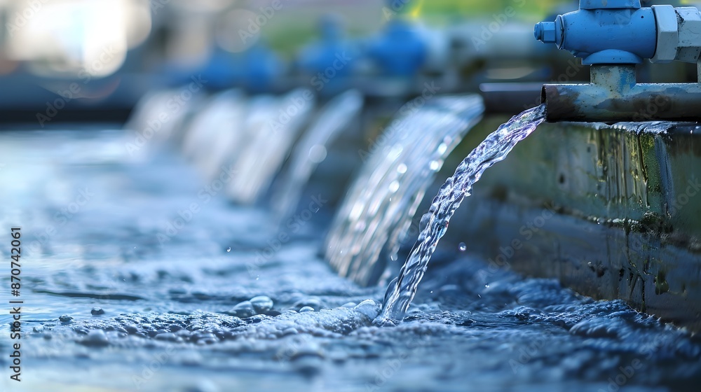 Poster factory implementing water-saving technologies for sustainable production and conservation