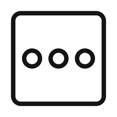 more button Symbol mark in filled style