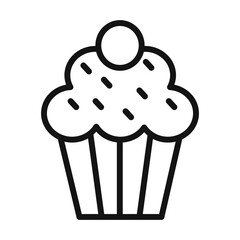 Muffin Symbol mark in filled style