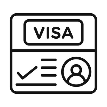 recommend clip art: Start up visa Symbol mark in filled style