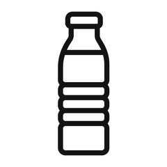 Water bottle Symbol mark in filled style