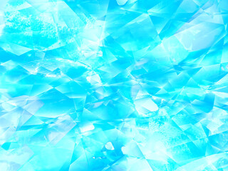 Sparkling Ice Blue Background with Cool and Transparent...