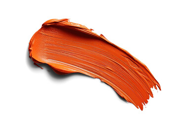 Orange Paint Brush Stroke
