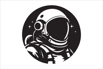 Blast Off into Space: Chic Astronaut T-Shirt Design