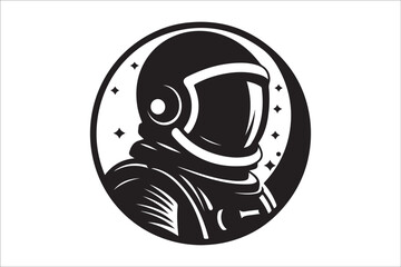 Blast Off into Space: Chic Astronaut T-Shirt Design