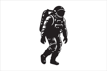 Blast Off into Space: Chic Astronaut T-Shirt Design