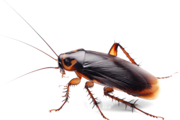 Cockroach isolated on transparent background
