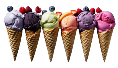 PNG Ice cream strawberry blueberry dessert
