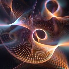 Perfect and magical Lissajous curve, illustration, 8K resolution, high definition, soft light, best picture quality, high quality, high detail