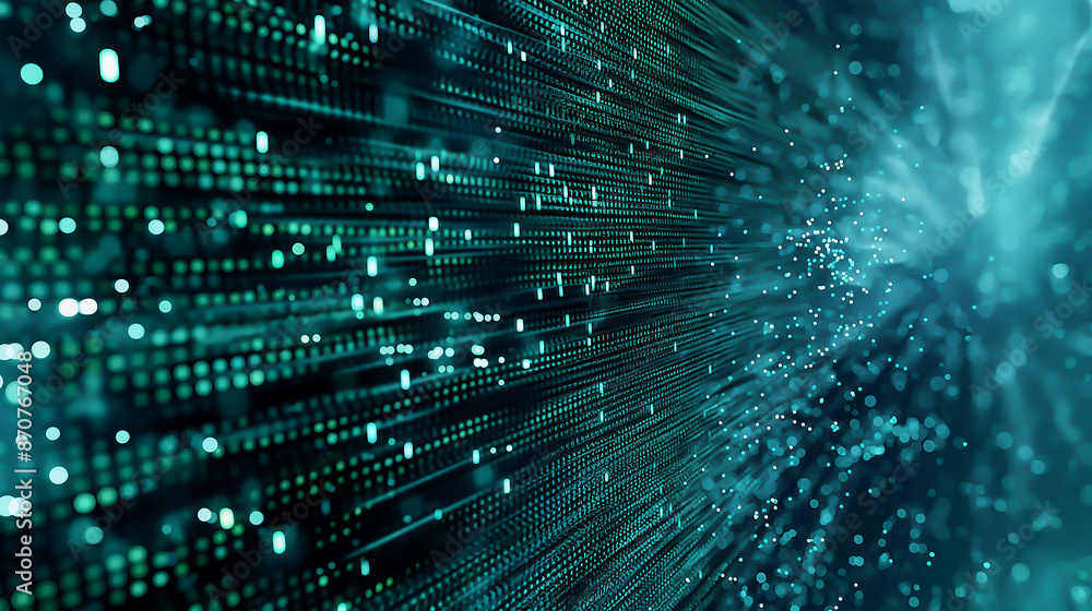 Poster digital background perfect for tech processes, neural networks