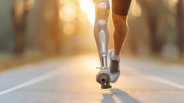 A highly detailed and vibrant close-up image of a smiling person in a wheelchair navigating an urban park