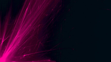 Futuristischer Lichteffekt in hell leuchtender Energiestruktur, pink, Funken, heiß, Geschwindigkeitseffekt, abstrakte Lichtlinien, bewegte Energiestrahlen, innovativ, Technologie, Wissenschaft
