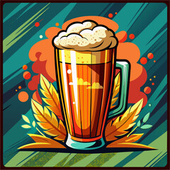 illustration of beer