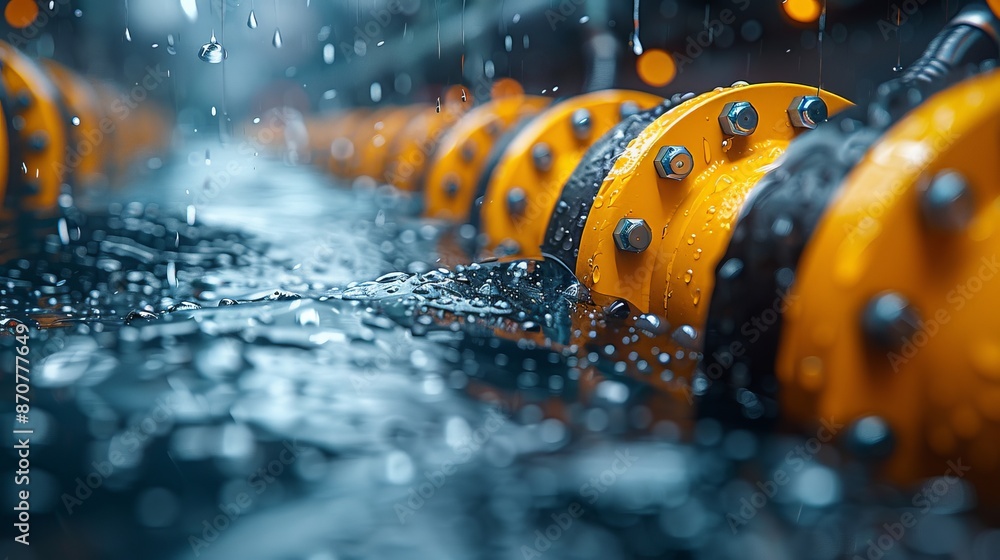Poster showcase the challenges of maintaining and protecting submarine cables from natural hazards such as 
