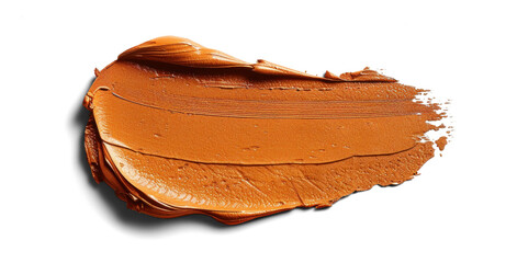 Fototapeta premium Orange Paint Brush Stroke