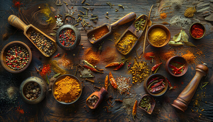 Assorted Spices and Herbs