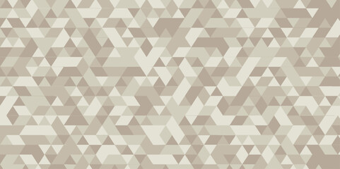 Abstract seamless pattern geometric triangle background with Origami style. Vector olive triangular mosaic and low polygon texture Creative Design wallpaper template background, vector illustration.	