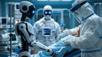 AI algorithms predicting patient recovery outcomes.