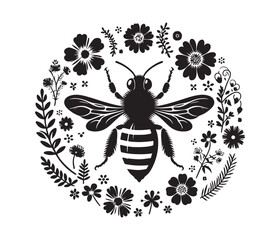 bee clipart vector design,awesome hiking svg,high resolution printable hiking atwork