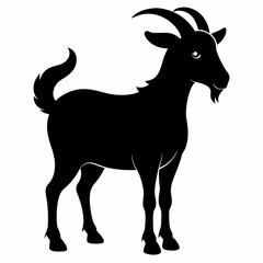 silhouette of a goat vector