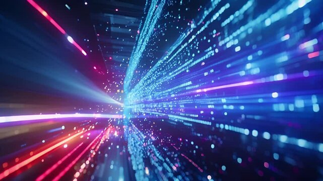 A billboard at a sporting event prompting viewers to participate in realtime polls and trivia challenges using their devices and 5G technology.