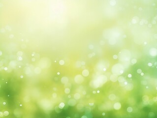 Light Green Gradient with Gentle Bokeh, Perfect for Natural and Calm Designs. Generative AI