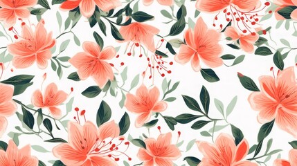 With the beauty of the pink Azalea flower pattern, this background presents an atmosphere full of romantic charm and heart-soothing tenderness.