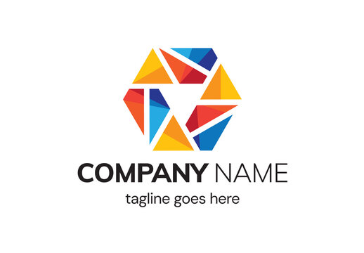Triangle Colorful Logo