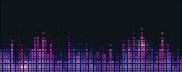 Abstract spectrum dark background with colored sparkles. EPS10 vector.