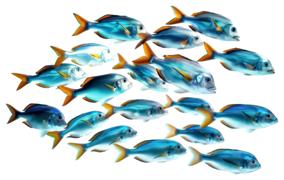 PNG School of fish wall clownfish outdoors animal.