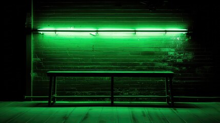 Obraz premium sign green light background