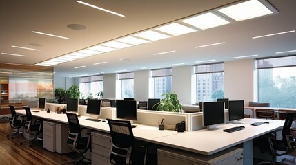 minimalist office lighting