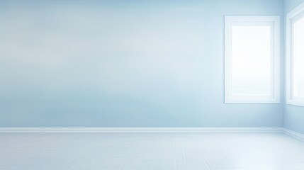 blue blurred room interior wall