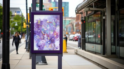 photograph purple flyer