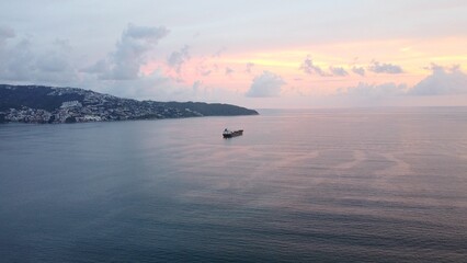 DRONE PHOTOGRAPHY IN ACAPULCO BAY, GUERRERO, MEXICO