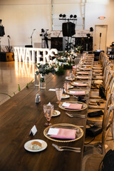 Wedding reception details