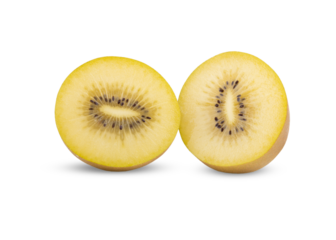 golden kiwi fruit on transparent png