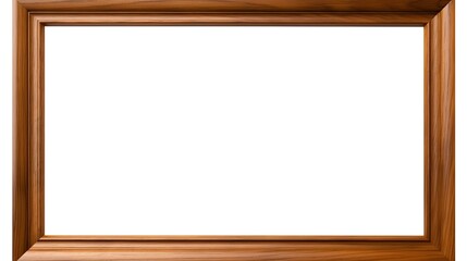 smooth brown picture frame