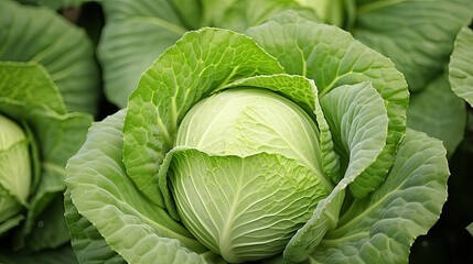 Fototapeta premium harvest agriculture cabbage vegetable
