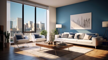 Fototapeta premium sleek interior modern