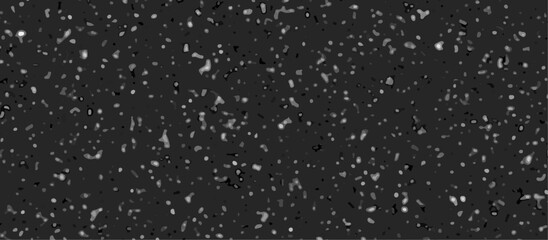 Abstract gray quartz terrazzo marble tile black background. Terrazzo stone mosaic texture. quartz surface for bathroom or kitchen countertop. marble texture design terrazzo texture.	