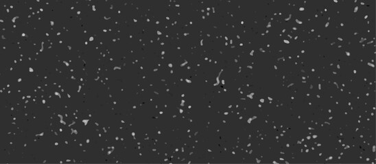 Abstract gray quartz terrazzo marble tile black background. Terrazzo stone mosaic texture. quartz surface for bathroom or kitchen countertop. marble texture design terrazzo texture.	