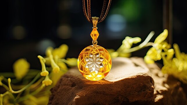 crystal yellow chakra