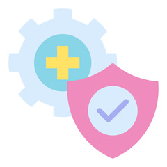 Obraz premium Safety Measures Icon