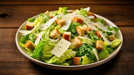 croutons romaine lettuce salad